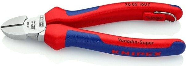 Бокорезы диагональные KNIPEX 7005160T 160 мм [KN-7005160T]