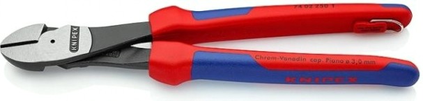 Бокорезы диагональные силовые KNIPEX 7402250T 250 мм [KN-7402250T]