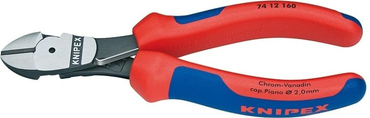 Бокорезы диагональные силовые KNIPEX 7412160 160 мм [KN-7412160]