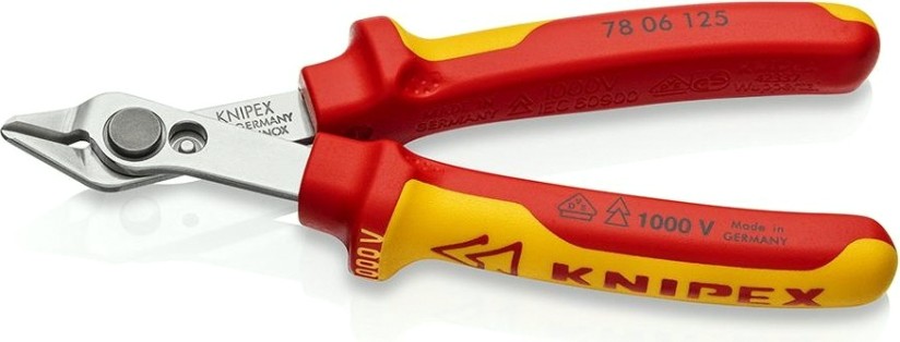 Бокорезы диэлектрические для электроники KNIPEX 7806125 125 мм [KN-7806125]