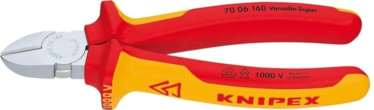 Бокорезы диэлектрические KNIPEX 7006140 1000 V, 140 мм [KN-7006140]