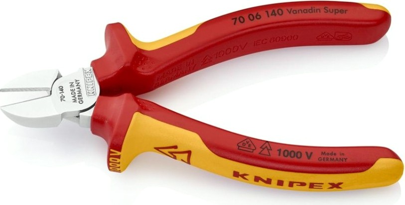 Бокорезы диэлектрические KNIPEX 7006140SB 140 мм [KN-7006140SB]