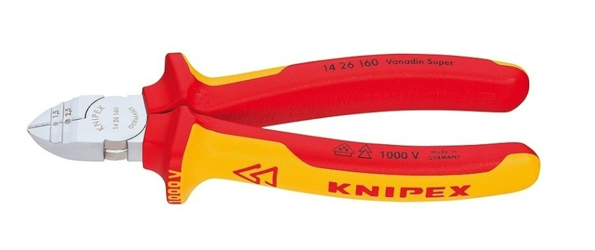 Бокорезы диэлектрические KNIPEX KN-1426160SB VDE, 160 мм Бокорезы диэлектрические KNIPEX KN-1426160SB VDE, 160 мм