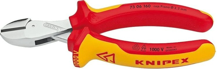 Бокорезы диэлектрические KNIPEX X-Cut 7306160 1000 V, 160 мм [KN-7306160]