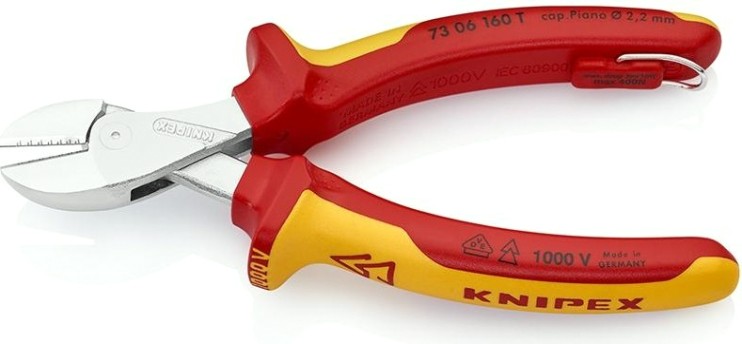 Бокорезы диэлектрические KNIPEX X-Cut 7306160T 160 мм [KN-7306160T]