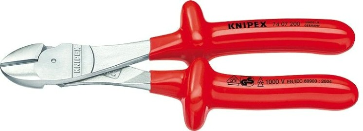 Бокорезы диэлектрические силовые KNIPEX 7407200 1000 V, 200 мм [KN-7407200]