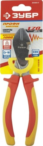 Бокорезы диэлектрические ЗУБР "ПРОФИЭЛЕКТРИК" 170 мм 22145-6-17 [22145-6-17]