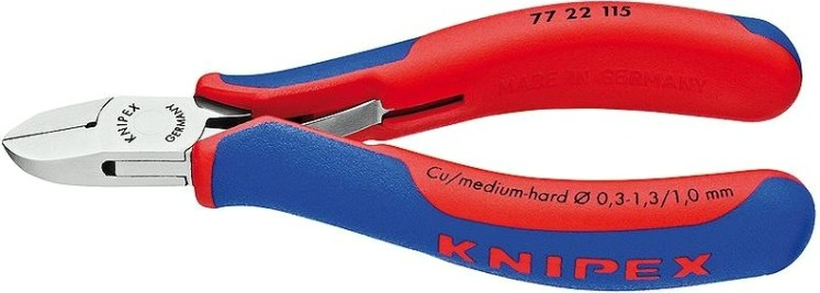 Бокорезы для электроники KNIPEX 7722115 115 мм [KN-7722115]