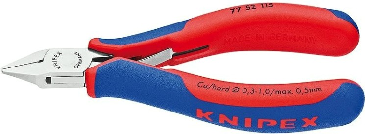 Бокорезы KNIPEX 7752115 для электроники 115 мм [KN-7752115]