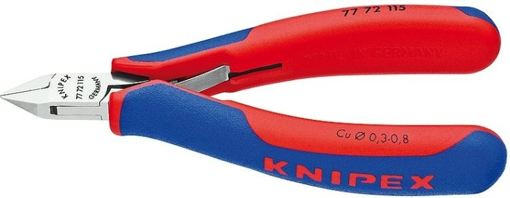 Бокорезы KNIPEX 7772115 для электроники 115 мм [KN-7772115]