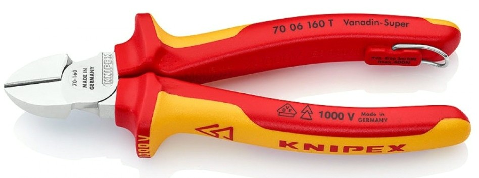 Бокорезы KNIPEX KN-7006160TBK VDE, 160 мм