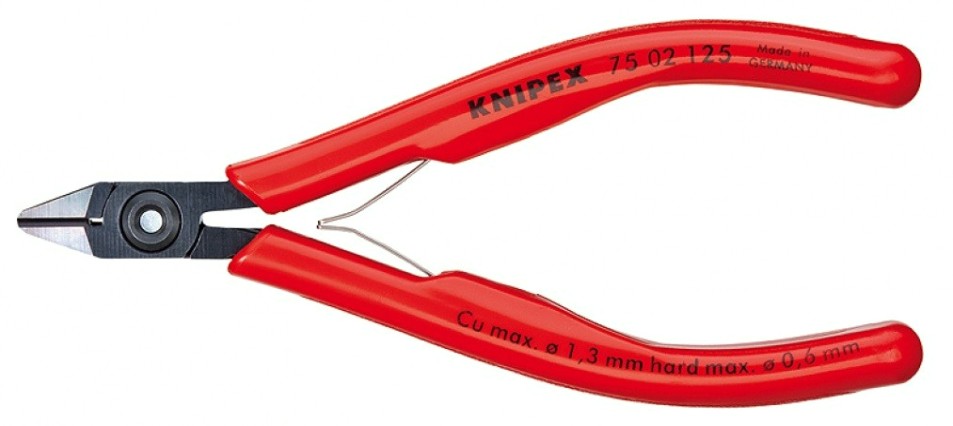 Бокорезы KNIPEX KN-7502125SB для электроники