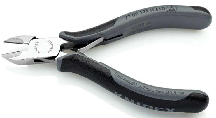 Бокорезы KNIPEX KN-7702135HESD для электроники