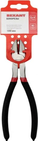 Бокорезы REXANT 12-4615-1 180 мм, обливные рукоятки Бокорезы REXANT 12-4615-1 180 мм, обливные рукоятки
