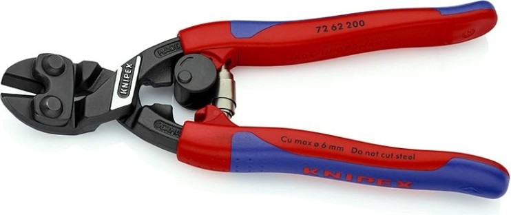Бокорезы усиленные KNIPEX 7262200 для мягких материалов [KN-7262200]