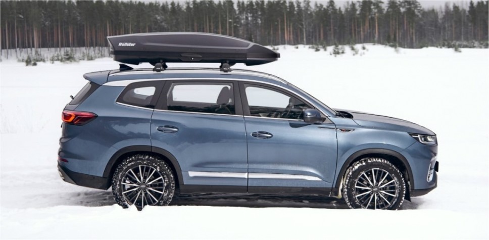 Бокс автомобильный ROLLSTER Mercury 24495 XL 218см, черный матовый [24495]