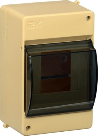 Бокс IEK Krepta 3 КМПн 2/4 ip30 для 4-х авт. выключателей, цвет сосна [MKP42-N-04-30-12-S]