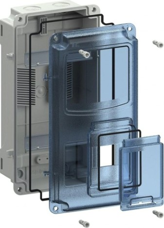 Бокс IEK Krepta 5 ЩУРн 1/8 ip66 pc [MSP1-N-08-55]