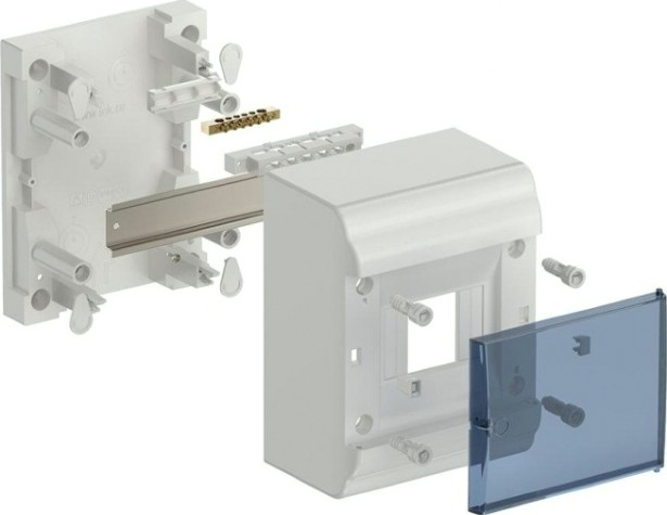 Бокс IEK PRIME ЩРН-П-4 модуля, навесной ip41 [MKP82-N-04-41-20]