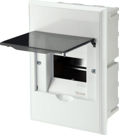 Бокс Kranz KR-11-0204 пластиковый ЩРВ-П-4 IP41 белый Бокс Kranz KR-11-0204 пластиковый ЩРВ-П-4 IP41 белый