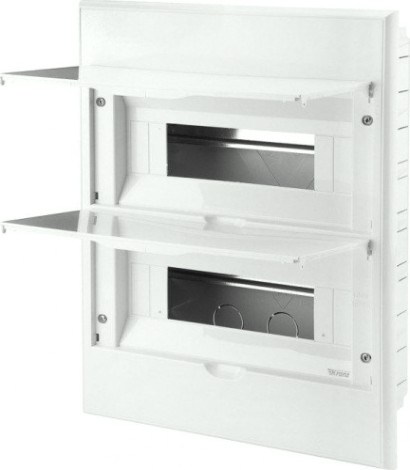 Бокс Kranz KR-11-0225 пластиковый ЩРВ-П-24 IP41 белый (белая дв.)