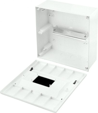 Бокс Kranz KR-11-0308 пластиковый ЩРН-П-8 IP41 белый Бокс Kranz KR-11-0308 пластиковый ЩРН-П-8 IP41 белый