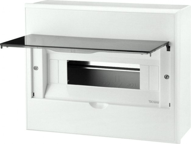 Бокс Kranz KR-11-0312 пластиковый ЩРН-П-12 IP41 белый Бокс Kranz KR-11-0312 пластиковый ЩРН-П-12 IP41 белый