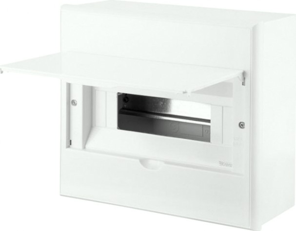 Бокс Kranz KR-11-0313 пластиковый ЩРН-П-12 IP41 белый (белая дв.)