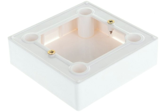 Бокс REXANT BN-01 для накладного монтажа, белый [51-0569-1]