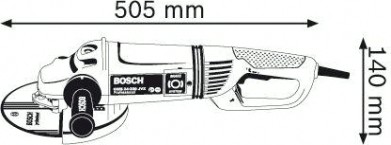 Болгарка (УШМ) BOSCH GWS 24-230 JVX [0601864504]