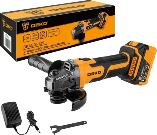 Болгарка (УШМ) DEKO DKAG20-125 (063-2150) [063-2150]