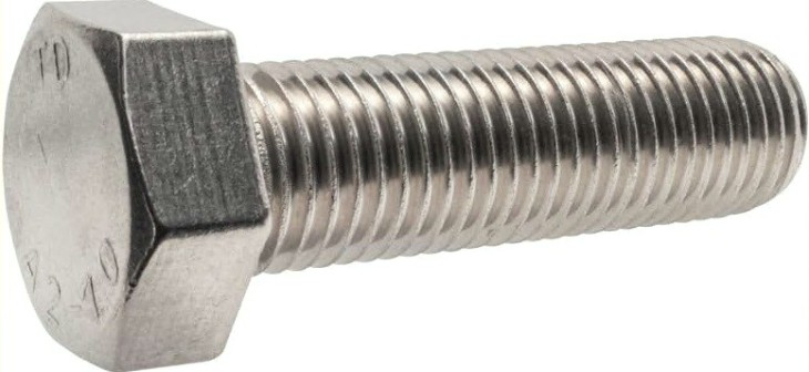 Болт М 8 х 55 DIN 933 из нержавеющей стали А2