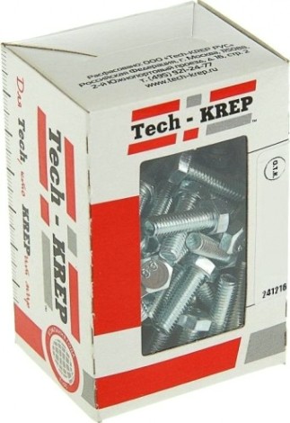 Болт Tech-KREP М 6 х 50 (уп. 40 шт.) DIN933 оцинкованный [105205]