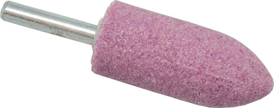 Бор-фреза абразивная ПРАКТИКА оксид алюминия, цилиндрическая заостренная 22х50 мм, хвост 6 мм [641-183]