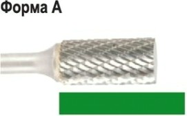 Бор-фреза по металлу D.BOR форма А цилиндр с гладким торцом 12,7*25,0/70,0 хв. 6 мм 9f-10127k02d [W-040-9F-10127K02D]