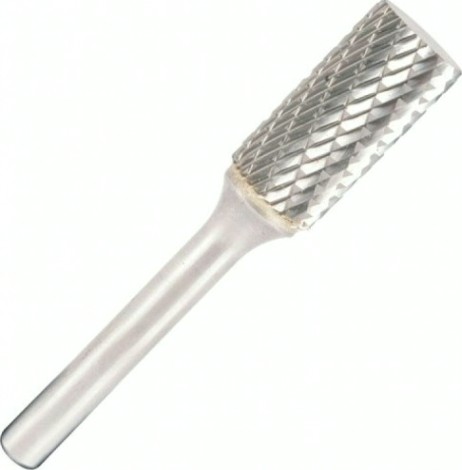 Бор-фреза по металлу D.BOR форма А цилиндр с гладким торцом 9,6*19,0/64,0 хв. 6 мм EXTRA [W-040-121921250096]