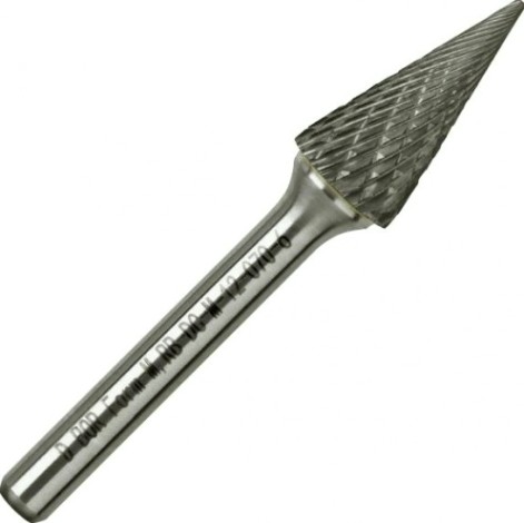 Бор-фреза по металлу D.BOR форма M конус DC 12.0*25/70 хв. 6 мм [D-RB-DC-M-12-070-6]