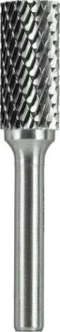 Бор-фреза по металлу Denzel тип-А твердосплавная, цилиндрическая, 12 мм [72003]