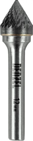 Бор-фреза по металлу Denzel тип-J твердосплавная, зенкер 60 град., 12 мм [72057]