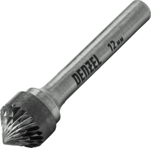 Бор-фреза по металлу Denzel тип-K твердосплавная, зенкер 90 град., 12 мм [72058]