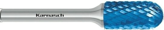 Бор-фреза по металлу Karnasch форма С цилиндр со сферическим концом 16х25х8х70 мм (11.5024-125) [11.5024-125]
