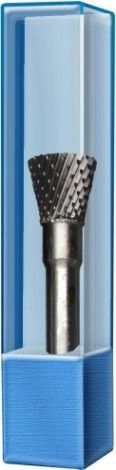 Бор-фреза по металлу ПРАКТИКА форма N перевернутый конус 12,0*12,0/57,0 хв. 6 мм 644-597 [644-597]