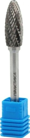 Бор-фреза по металлу ПРАКТИКА форма Н язык пламени 12,0*32,0/75,0 хв. 6 мм 644-535 [644-535]