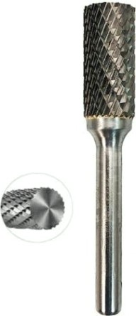 Бор-фреза по металлу Профоснастка №050, 10*20*65 мм, d хв.= 6 мм, Форма A двойная заточка [860161020650]