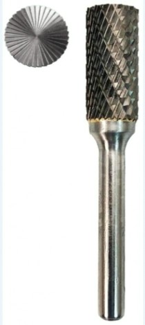 Бор-фреза по металлу Профоснастка №110, 10*20*65 мм, d хв.= 6 мм, Форма B двойная заточка [860261020650]