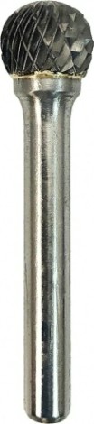 Бор-фреза по металлу Профоснастка №235, 12*10*55 мм, d хв.= 6 мм, Форма D двойная заточка [860461210550]
