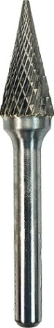 Бор-фреза по металлу Профоснастка №550, 12*25*70 мм, d хв.= 6 мм, Форма M двойная заточка [861061225700]