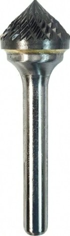 Бор-фреза по металлу Профоснастка №575, 6*03*51 мм, d хв.= 6 мм, Форма K двойная заточка [861160603510]