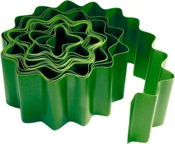 Бордюрная лента PALISAD 10х900 см полипропиленовая, зеленая [64480]