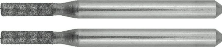 Борфреза алмазная ЗУБР d 2,3x10,0x3,2мм длина 38мм, 2шт. [35921]
